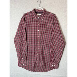 Croft & Barrow Shirt Mens LT Easy Care‎ Plaid Button Down Long Sleeve